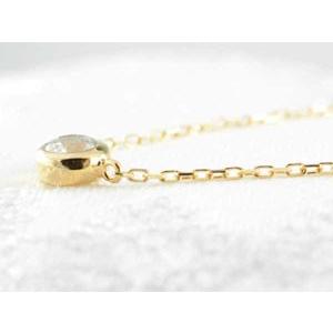 ネックレス レディース  ダイヤモンド 18金 k18 ゴールド 一粒ダイヤ ダイヤモンドペンダント ダイヤネックレス ペンダント 一粒 1粒  人気  クリスマスの画像