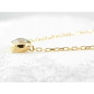 ネックレス ダイヤモンド 18金 k18 ゴールド 一粒ダイヤ ダイヤモンドペンダント ダイヤネックレス ペンダント 一粒 1粒 レディース 人気  クリスマスの画像
