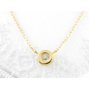 ネックレス ダイヤモンド 18金 k18 ゴールド 一粒ダイヤ ダイヤモンドペンダント ダイヤネックレス ペンダント 一粒 1粒 レディース 人気  クリスマスの画像