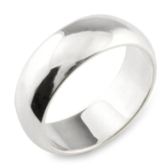 リング メンズ プラチナ 甲丸リング 7mm 指輪 プラチナ900 幅広