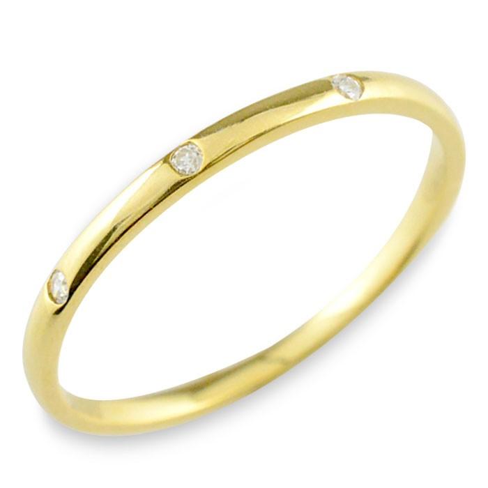 安い割引 18金 リング レディース 指輪 ピンキーリング ダイヤモンド 18k シンプル 甲丸 K18 スリーストーン イエローゴールドk18 華奢 重ねづけ クリスマス 指輪 リングサイズをお選びください 11号 Tin Ipb Ac Id