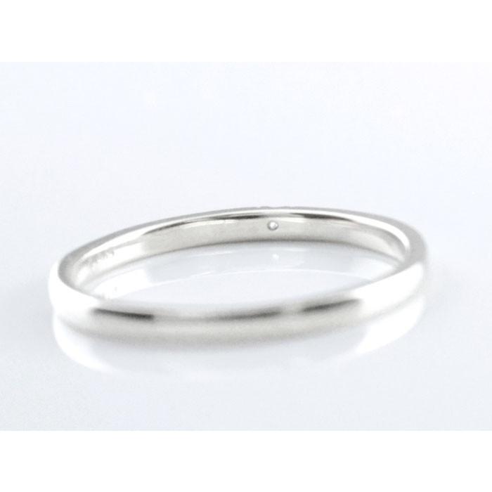 ペアリング 18金 結婚指輪 マリッジリング K18 ホワイトゴールドk18 ダイヤモンド 18k シンプル リング ピンキーリング 甲丸 ストレート  ホワイトデーの画像