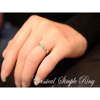 プラチナ リング レディース pt900 指輪 結婚指輪 エンゲージリング 平打ち ミル打ち シンプル 地金 ピンキーリング 記念日 ギフト プレゼントの画像