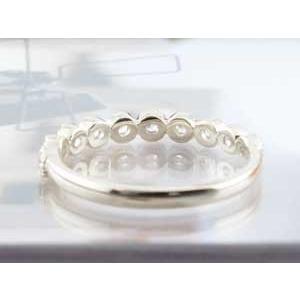 18金 リング ダイヤモンド 指輪 ピンキーリング クラシカル ミルウチ