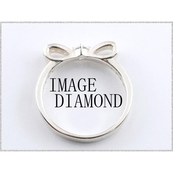 18金 指輪 ダイヤモンド リング ペリドット ピンキーリング リボンリング k18 18k 誕生石 ホワイトゴールドk18 ダイヤ 婚約指輪  結婚指輪 ホワイトデー