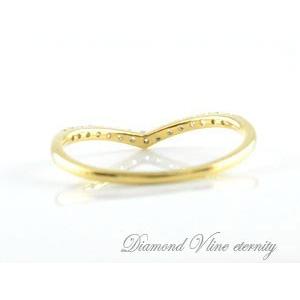 ダイヤモンド リング 18金 イエローゴールドk18 エタニティ k18 小指