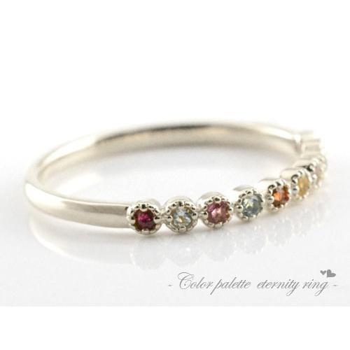 シルバー リング アミュレット ピンキーリング 指輪 レディース 誕生石