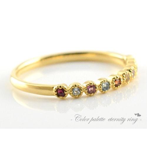 18k 指輪 レディース アミュレット リング ピンキーリング イエローゴールドk18 誕生石 クラシカル ミルウチ ファッションリング Wr87amy シエロブルー 通販 Yahoo ショッピング