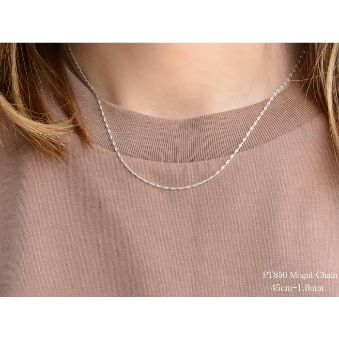 GSTV プラチナ　シャイニースイング　ネックレス　チェーン　Pt850 未使用 プラチナ ネックレス チェーン レディース PT850 モーグルチェーン