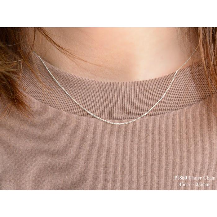 プラチナ ネックレス チェーン レディース プレーナー プラチナ850