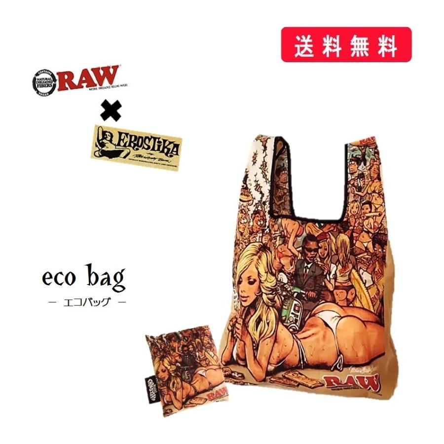 RAW 正規品 Girl エコBAG 喫煙具 巻きたばこ タバコ Rockin'JellyBean