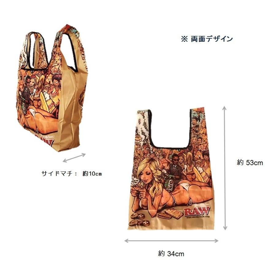 RAW 正規品 Girl エコBAG 喫煙具 巻きたばこ タバコ Rockin'JellyBean