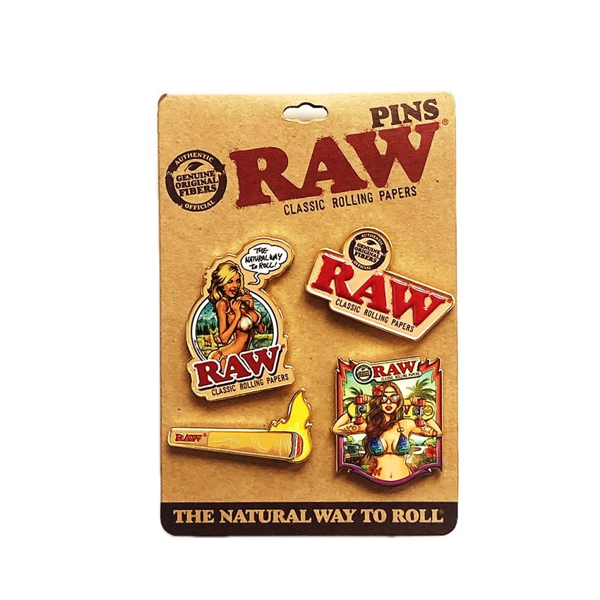 RAW 正規品 ピンズセット 喫煙具 巻きたばこ ロウ タバコ Rockin