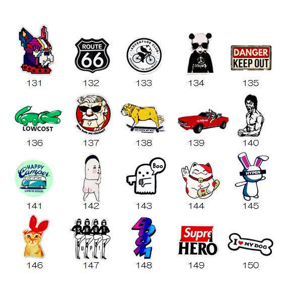 ステッカー シール 防水 耐水 車 スマホ ノートパソコン タブレット