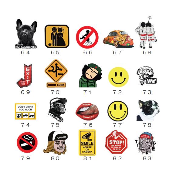 ステッカー シール 防水 耐水 車 カー スマホ ノートパソコン タブレット 弾丸 ガイコツ WOW スクールバス スケボー かっこいい かわいい おしゃれ |  | 09