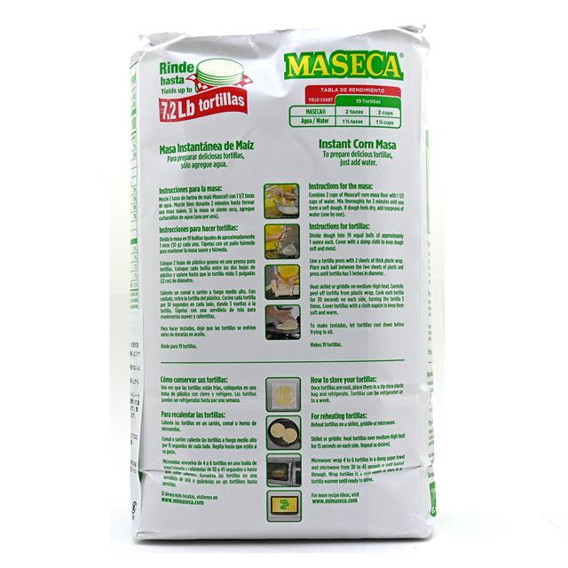 MASECA ホワイトマサ（ホワイトコーン粉） 4ポンド 1.8kg |  | 02