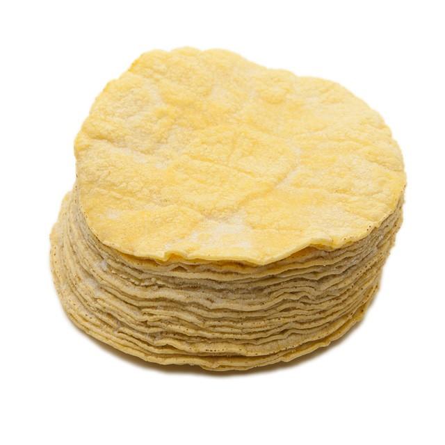 【ケース直送】【代金引換不可】冷凍5インチイエローコーントルティーヤ ケース販売 24枚入×18
