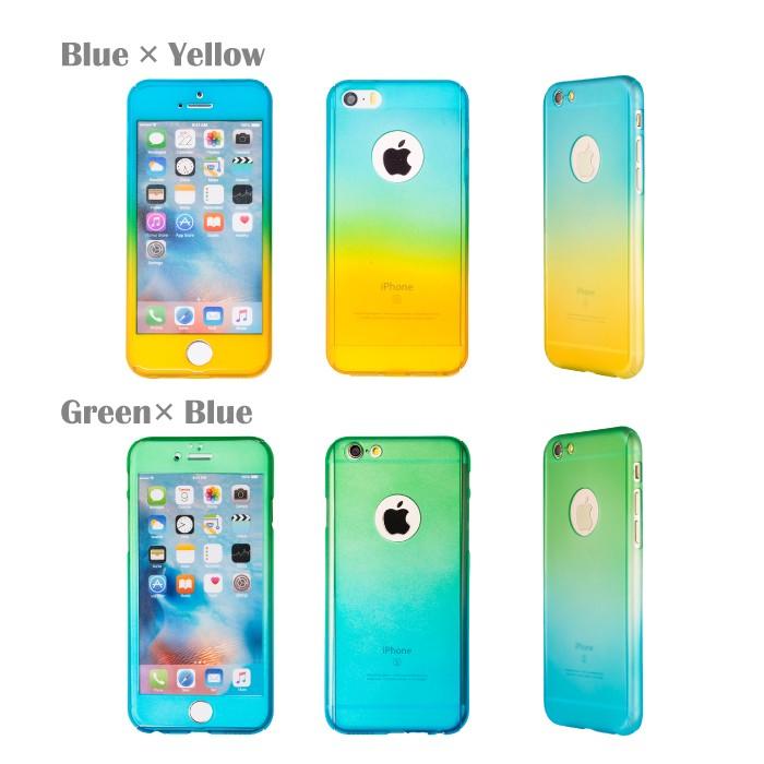iPhone8 ケース iPhone SE2 グラデーション フルカバー iPhoneSE/5/5s