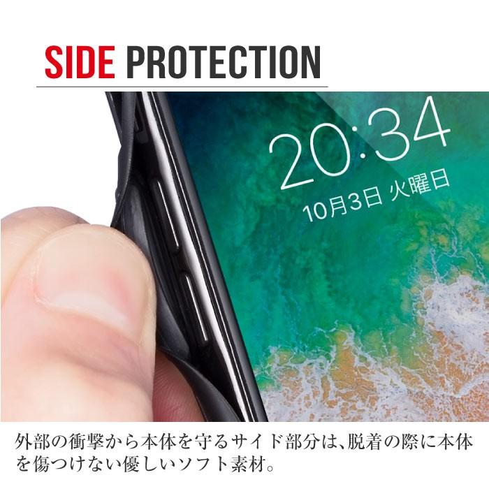 iPhone X iPhone8 iPhone7 6s ケース 背面ガラス iPhoneケース 耐衝撃