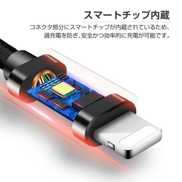 iPhone 充電ケーブル 2m 1m 1.5m 3m 0.3m 急速充電 充電器 データ転送ケーブル USBケーブル 充電ケーブル Micro USB Type-C |  | 17