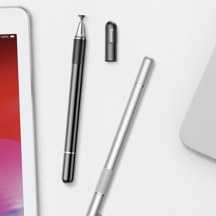 スタイラスペン iPad タッチペン ボールペン 極細 ペン先が見える 静電