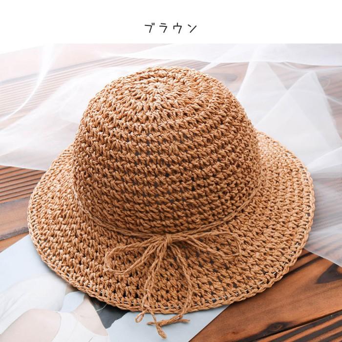 帽子 キッズ 子ども 麦わら帽子 リボン 日よけ ペーパー 春 夏