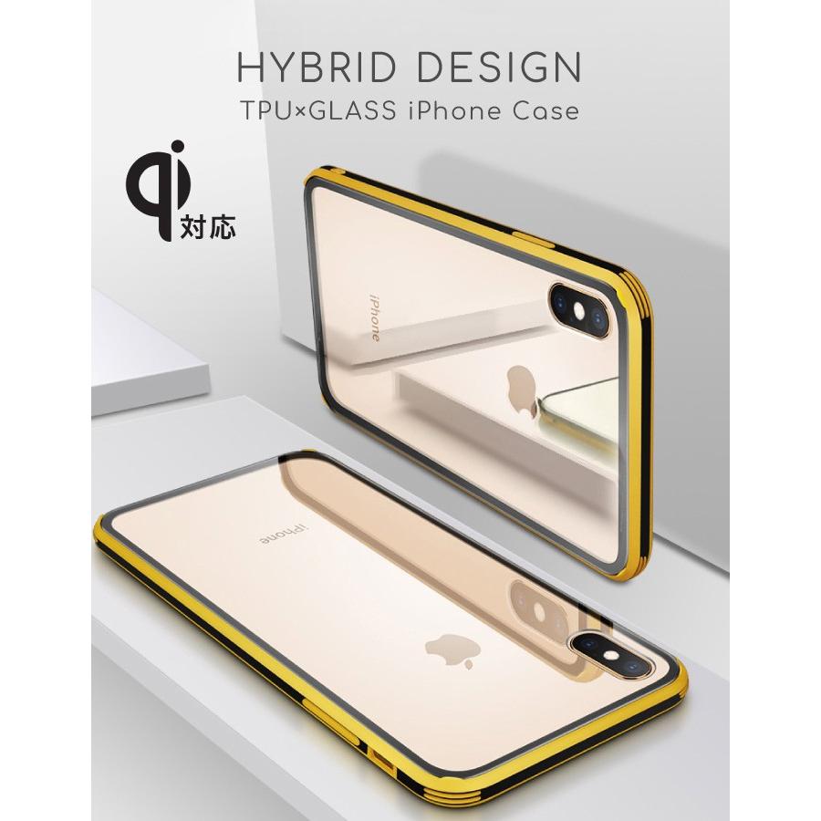 Iphone8 ケース 背面ガラス Tpu Iphone Xr ケース Iphone Xs ケース クリア 透明 ハイブリッド Iphoneケース レビューを書いて追跡なしメール便送料無料可 Cinc Shop Paypayモール店 通販 Paypayモール