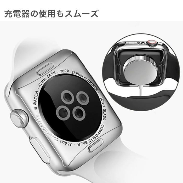 Apple Watch Series 4 5 6 SE ケース カバー 40mm 44mm 全面保護 38mm
