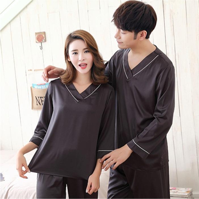 顔デカ　パジャマ　ペア パジャマ ペアパジャマ ルームウェア レディース/メンズ 光沢