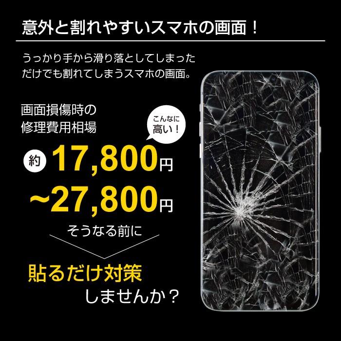 Xperia8 au SOV42 UQmobile Y!mobile エクスぺリア8 ガラスフィルム 日本旭硝子 硬度9H（黒色） |  | 03