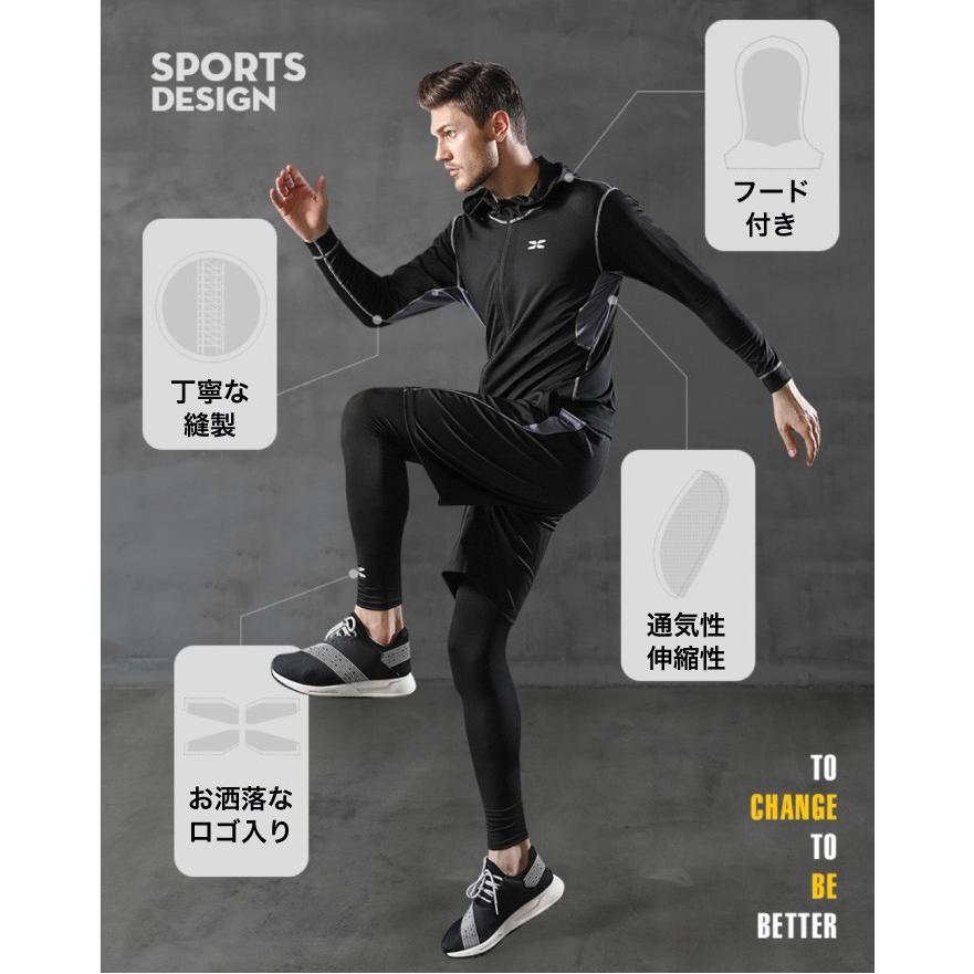コンプレッションウェア メンズ トレーニングウェア スポーツウェア