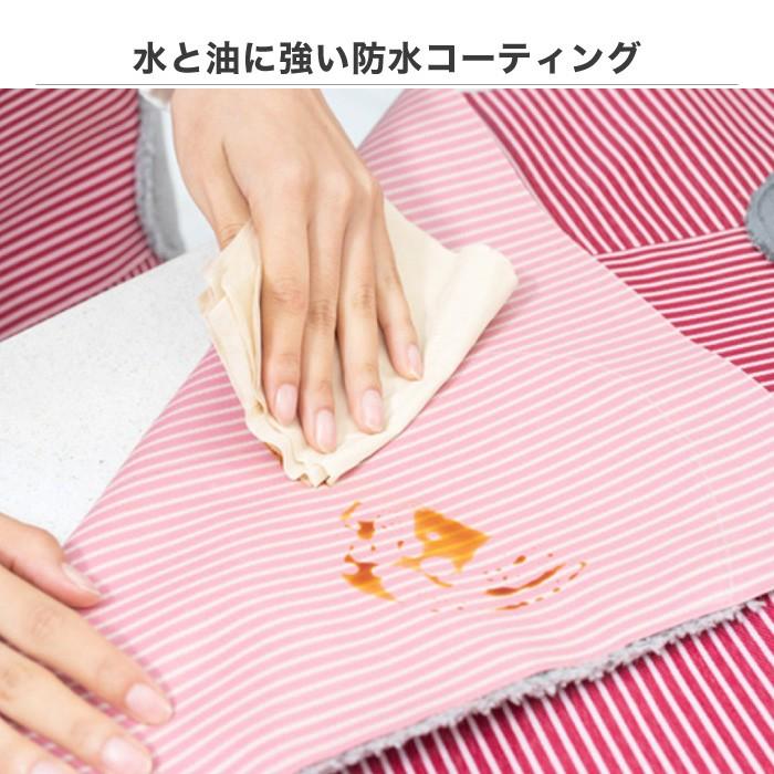 エプロン 防水 手拭き タオル付き  おしゃれ かわいい キッチン用品 前掛け 防油 ビニールエプロン 料理 ストライプ｜cincshop｜06