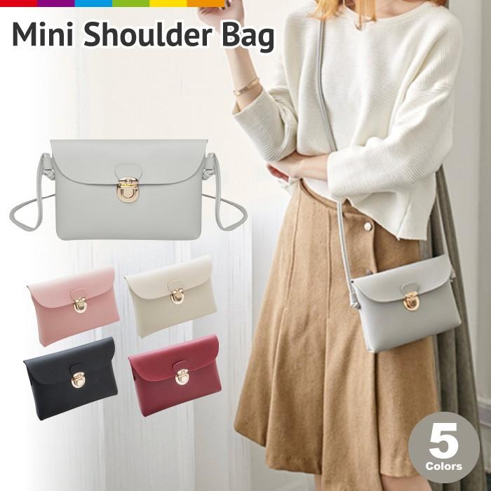 バッグ ショルダーバッグ ミニバッグ 斜め掛け レディース レザー 合皮