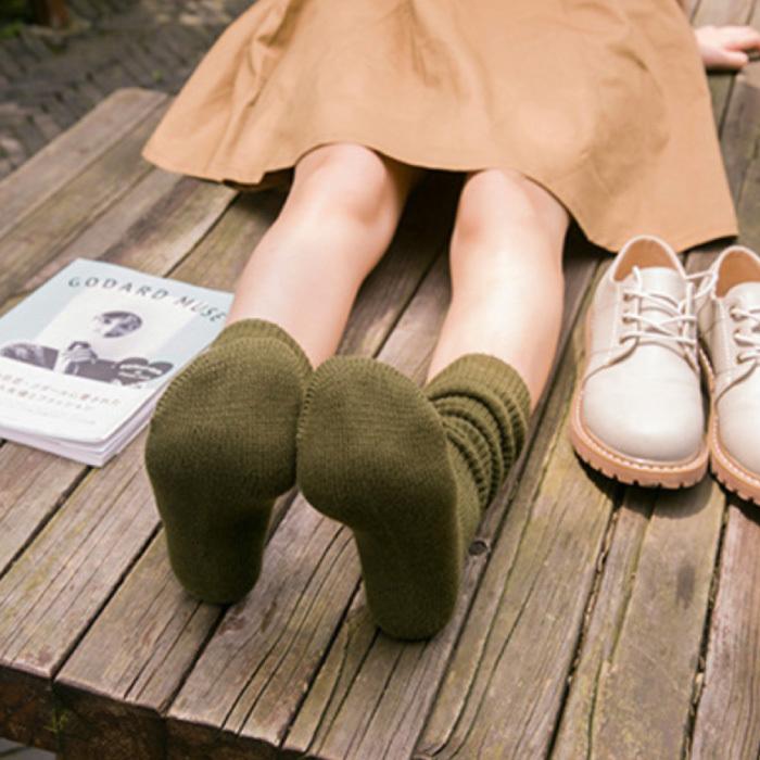 レディース 定番 無地 シンプル 秋冬 くしゅくしゅして履く ソックス くつ下 ショートソックス socks お洒落｜cincshop｜16