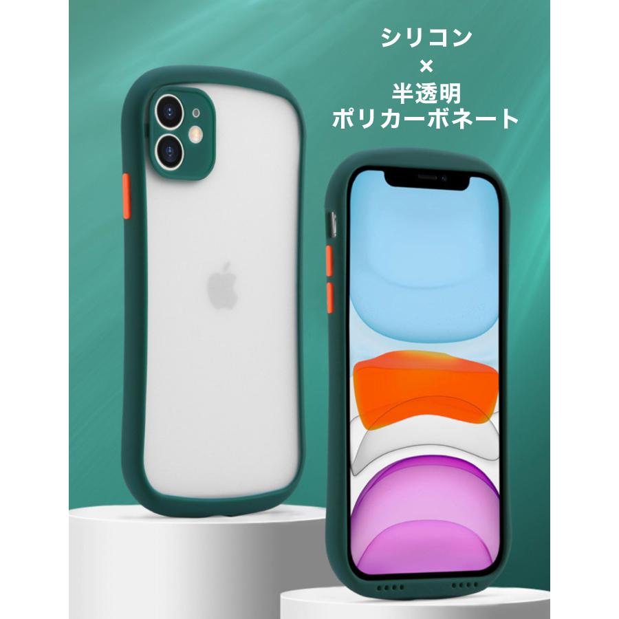 iPhone12 ケース iPhone SE3 SE2 mini シリコン 透明 クリア iPhone11