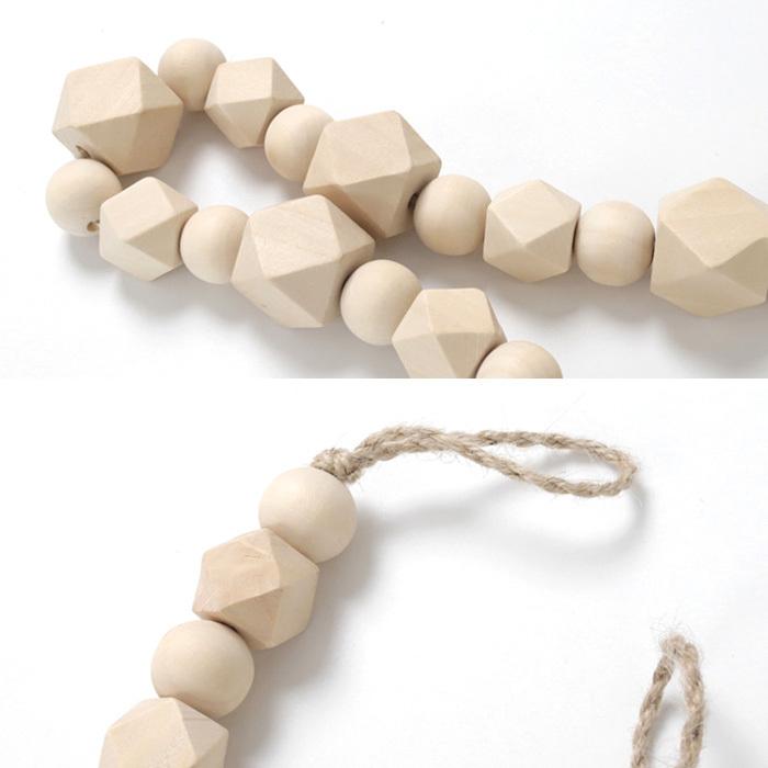 ウッドビーズ カーテンホルダー カーテンタッセル ウッドボール ウッド