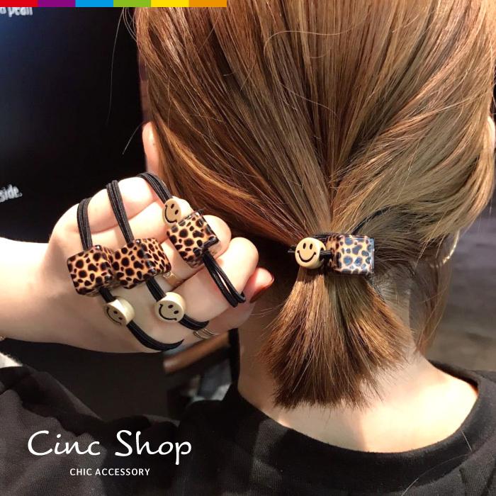 ヘアゴム ヘアアクセサリー ヘアアクセ レオパード ヒョウ柄