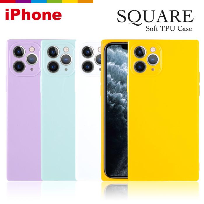 iPhone13 ケース 四角  スクエア iPhone12 Pro iPhone SE iPhone8 iPhone11 スマホケース XR XS SE3 SE2 第2世代 ストラップホール｜cincshop