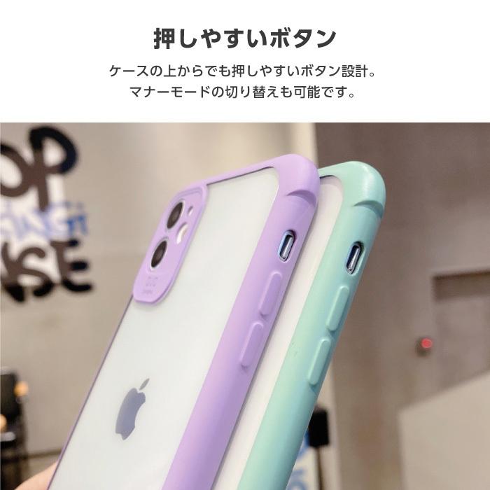 iPhone13 ケース ストラップ付き ショルダーストラップ クリア 透明