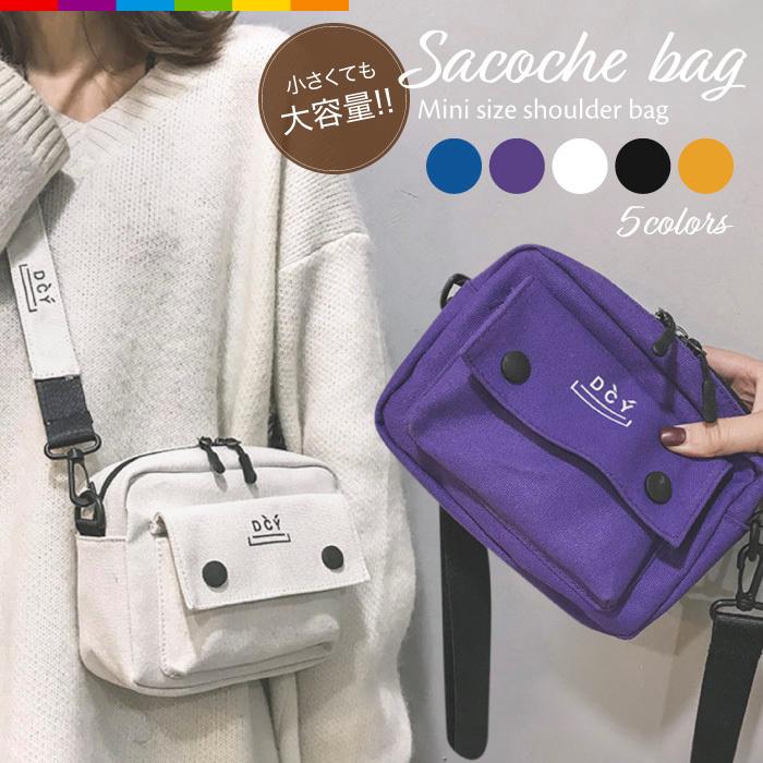 サコッシュ バッグ レディース ミニ ショルダーバッグ 斜め掛け ミニ