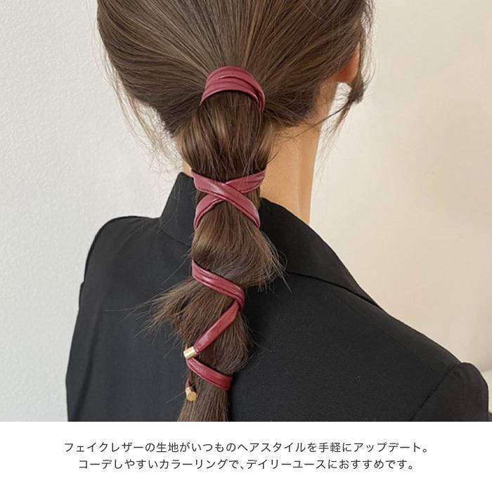 ワイヤーポニー ヘアアクセサリー ぐるぐるポニーテール ヘアワイヤー