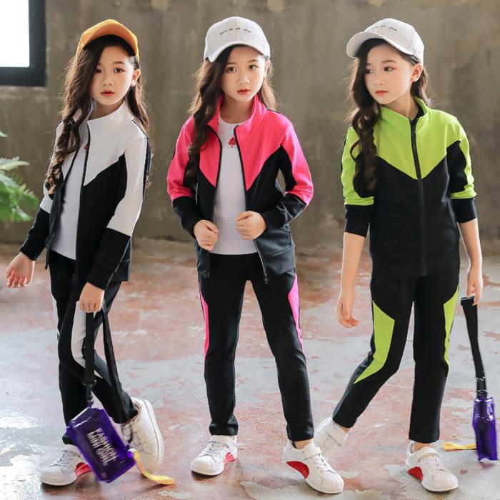 子供服 セットアップ ジャージ 女の子 韓国 蛍光色 上下 2点 セット おしゃれ かわいい カジュアル キッズ ガールズ ジュニア 高学年 子ども Cinc Shop Paypayモール店 通販 Paypayモール