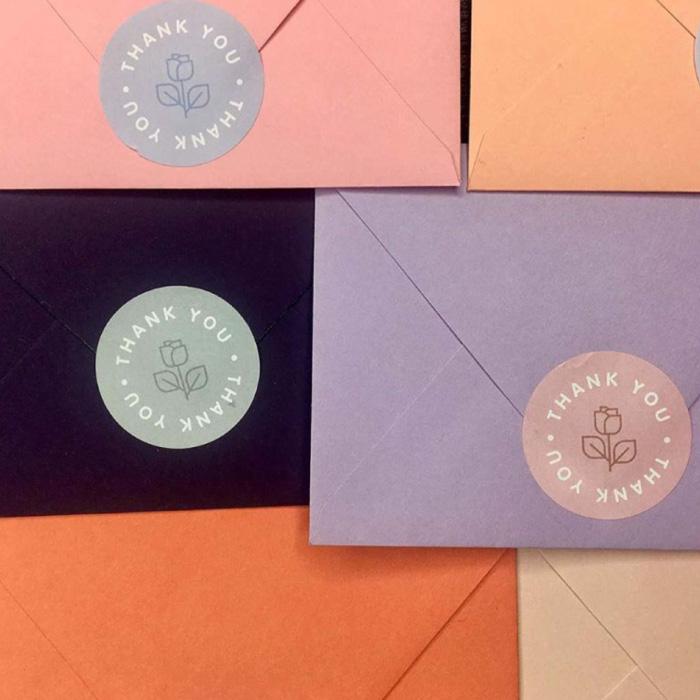サンキューシール 大容量セット 楽天市場】thank you サンキュータグ 金箔押し フラッグ型 45枚