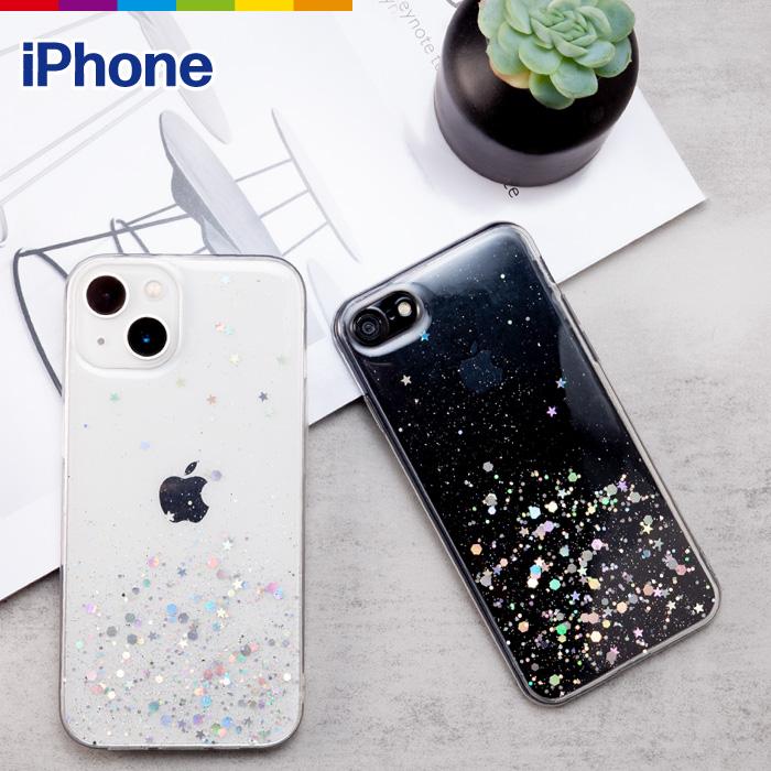 iPhone17e ケース クリア ラメ iPhone17 iPhone16e iPhone16 iPhone15