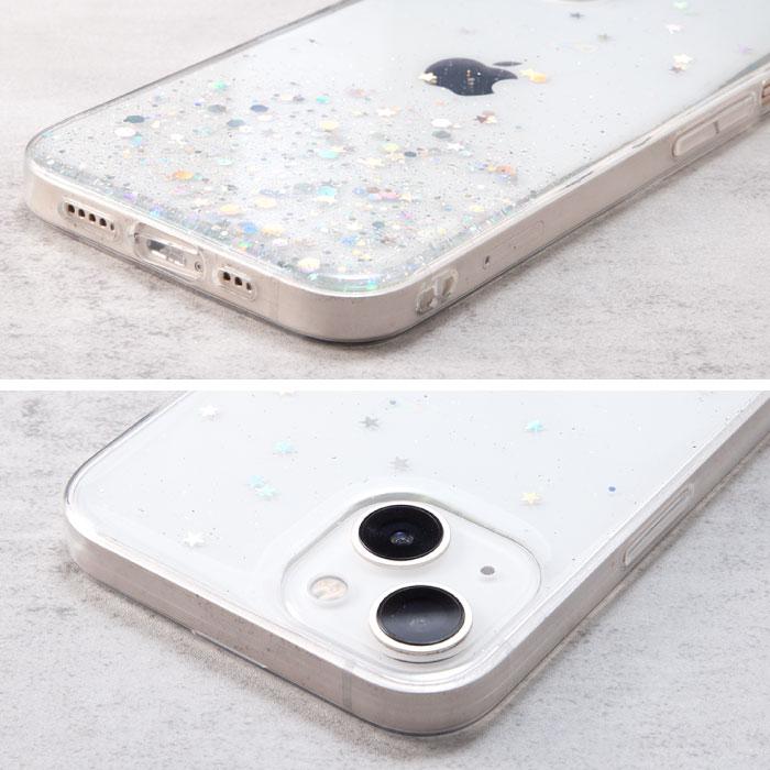 iPhone16e ケース クリア ラメ iPhone17 iPhone16 iPhone15 iPhone