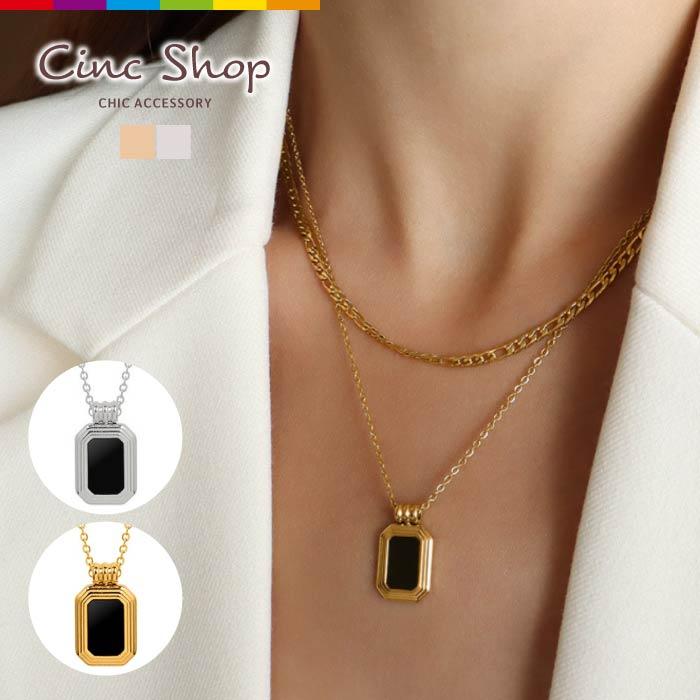 ネックレス 金属アレルギー シンプル アクセサリー ジュエリー