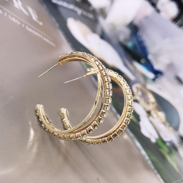 フープピアス フープイヤリング レディース ピアス イヤリング 3連