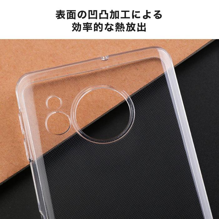 AQUOS sense8 ケース クリア 透明 スマホケース SH-54D SHG11 ソフト