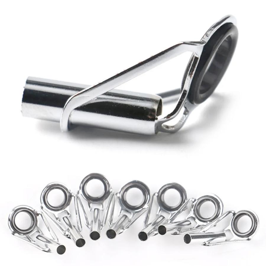 トップガイド 10個セット 釣り具 ロッドガイド ステンレス 軽量