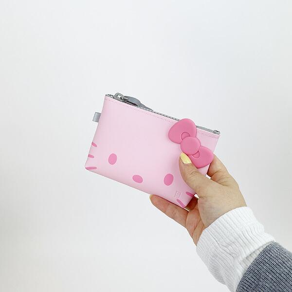 サンリオ ハローキティ NUU-small シリコンポーチ ピンク 小物入れ